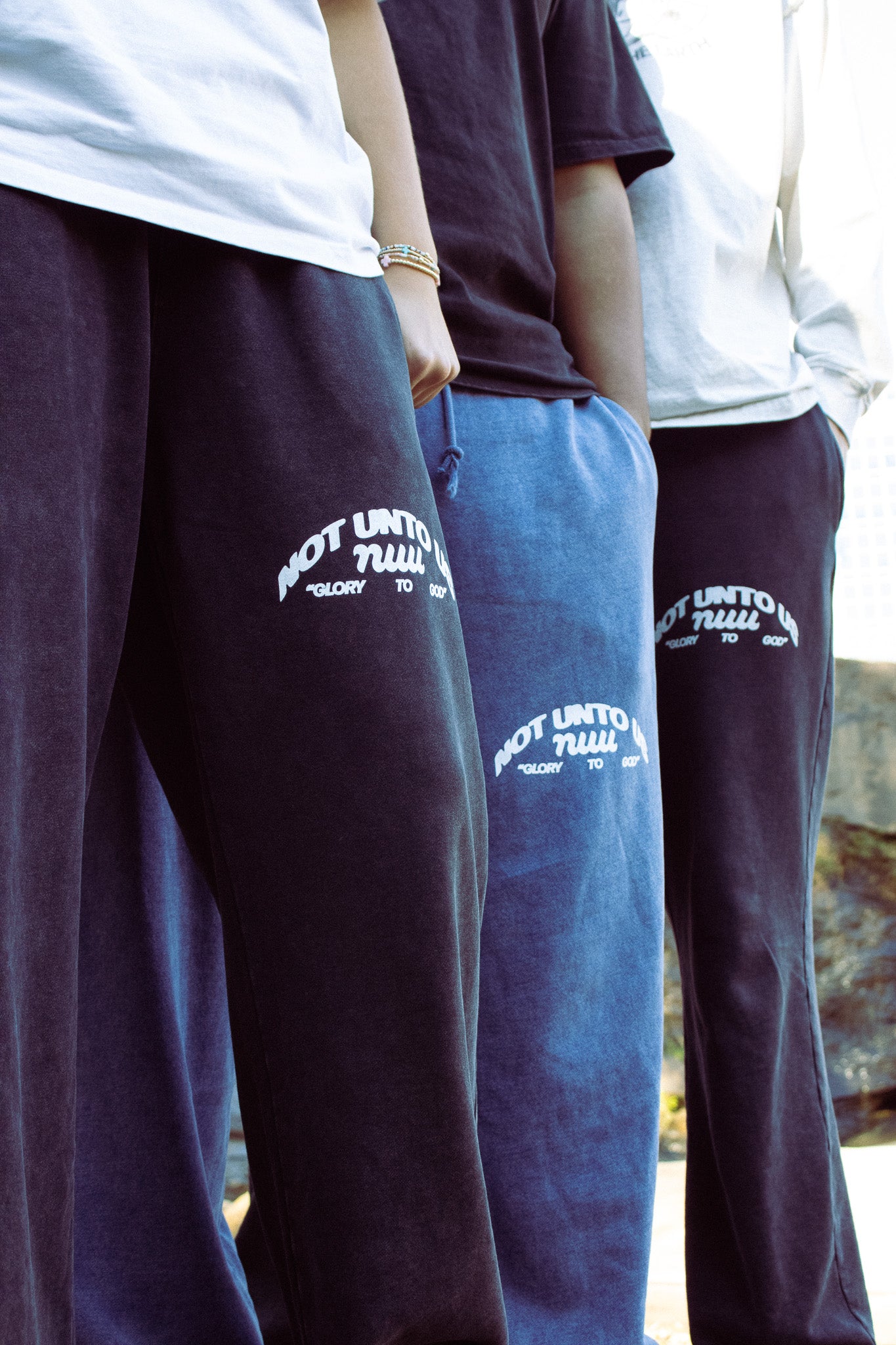 GTG Snow Washed Baggy Sweatpants